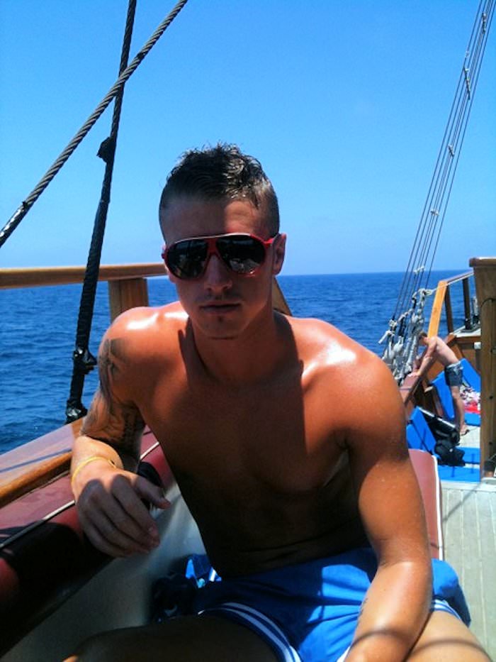 Shirtless Soccer Player Joe Bennett